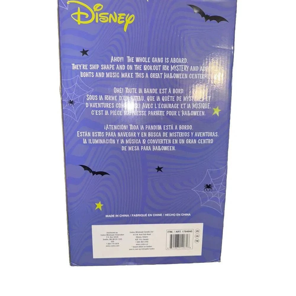 Disney Halloween Animated Pirate Ship with Lights And Music Mickey Mouse
